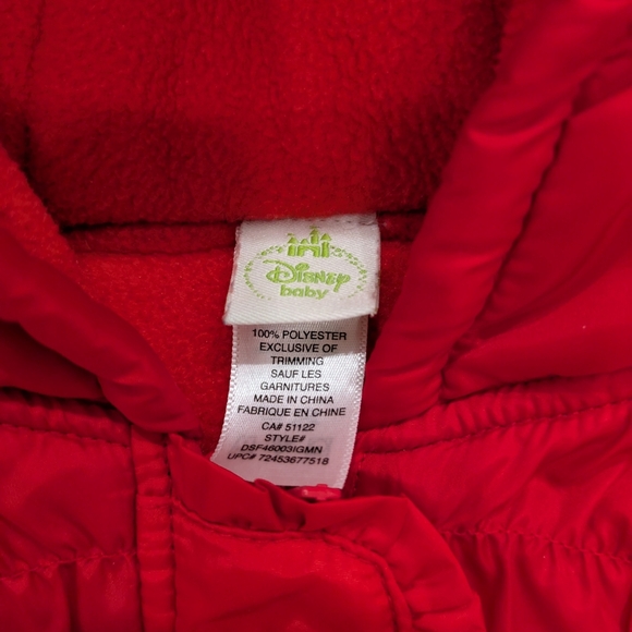 ❄️Disney Baby Minnie Mouse Kids Vest with Hood - Picture 4 of 6